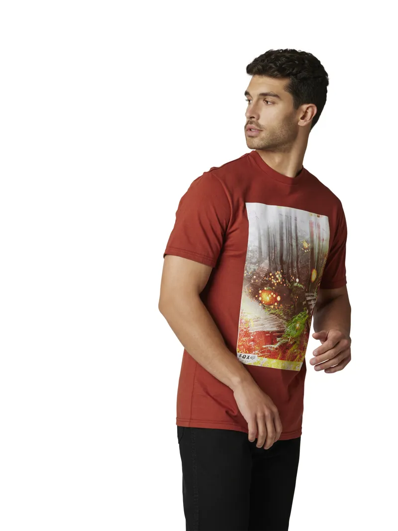 Fox Dilineation Premium SS Tee Shirt Copper-1