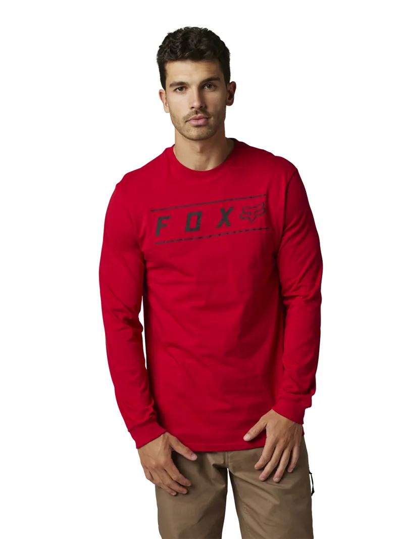 Fox Pinnacle LS Premier Tee Flame Red