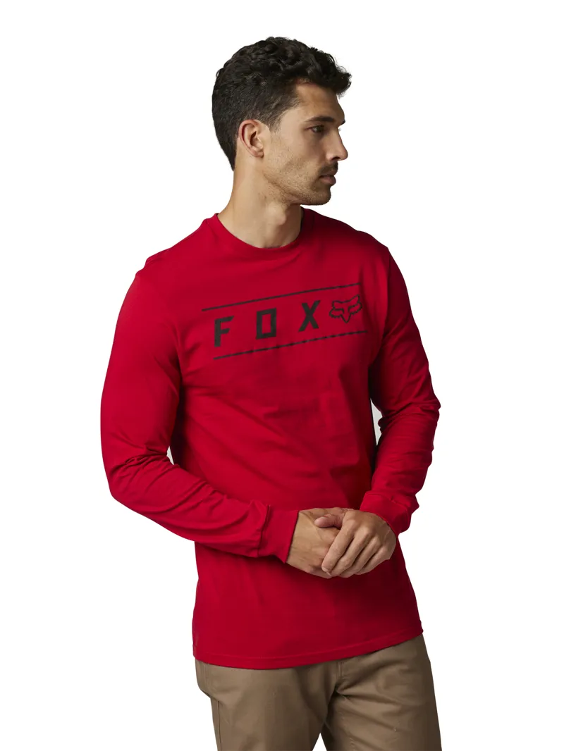 Fox Pinnacle LS Premier Tee Flame Red-1