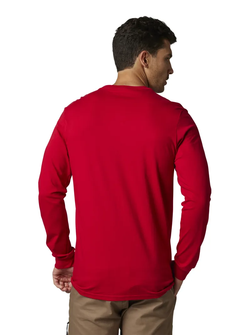 Fox Pinnacle LS Premier Tee Flame Red-2