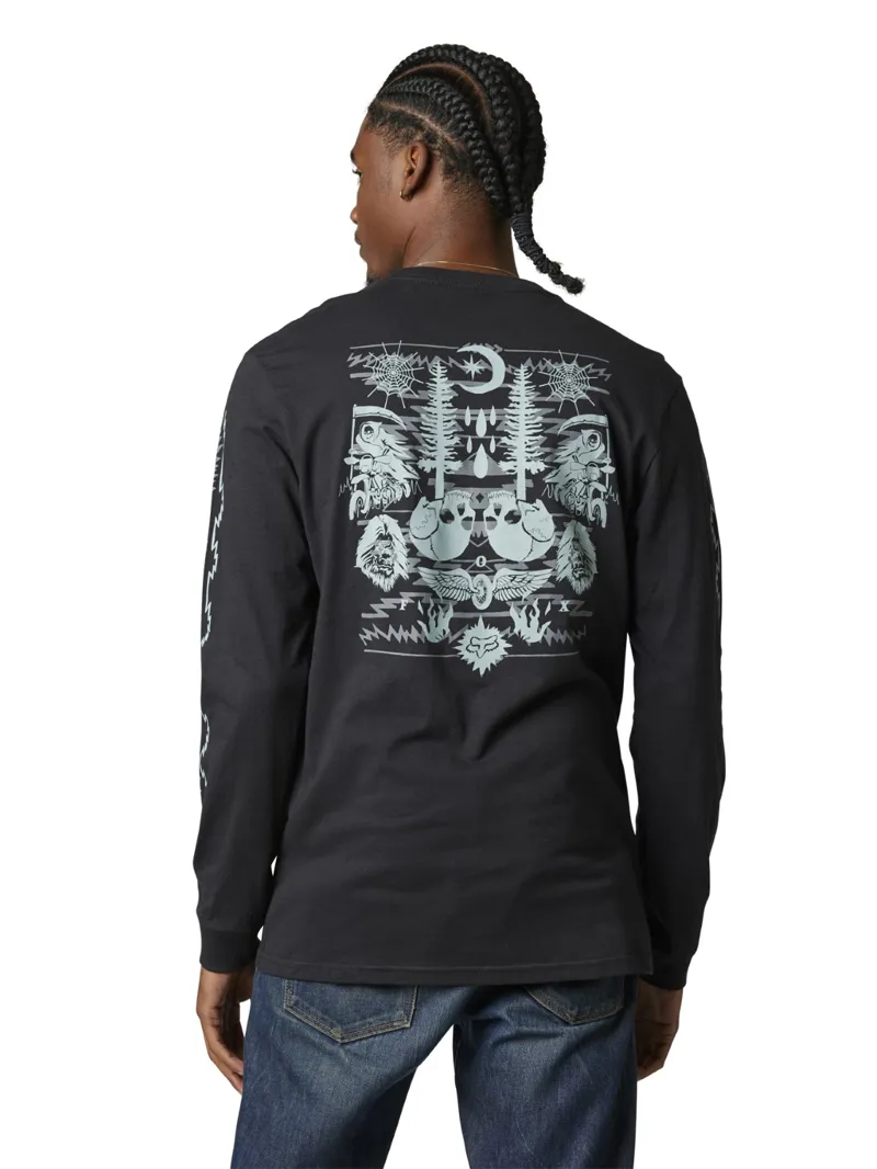 Fox Coastal Blues LS Premium Tee Black-2