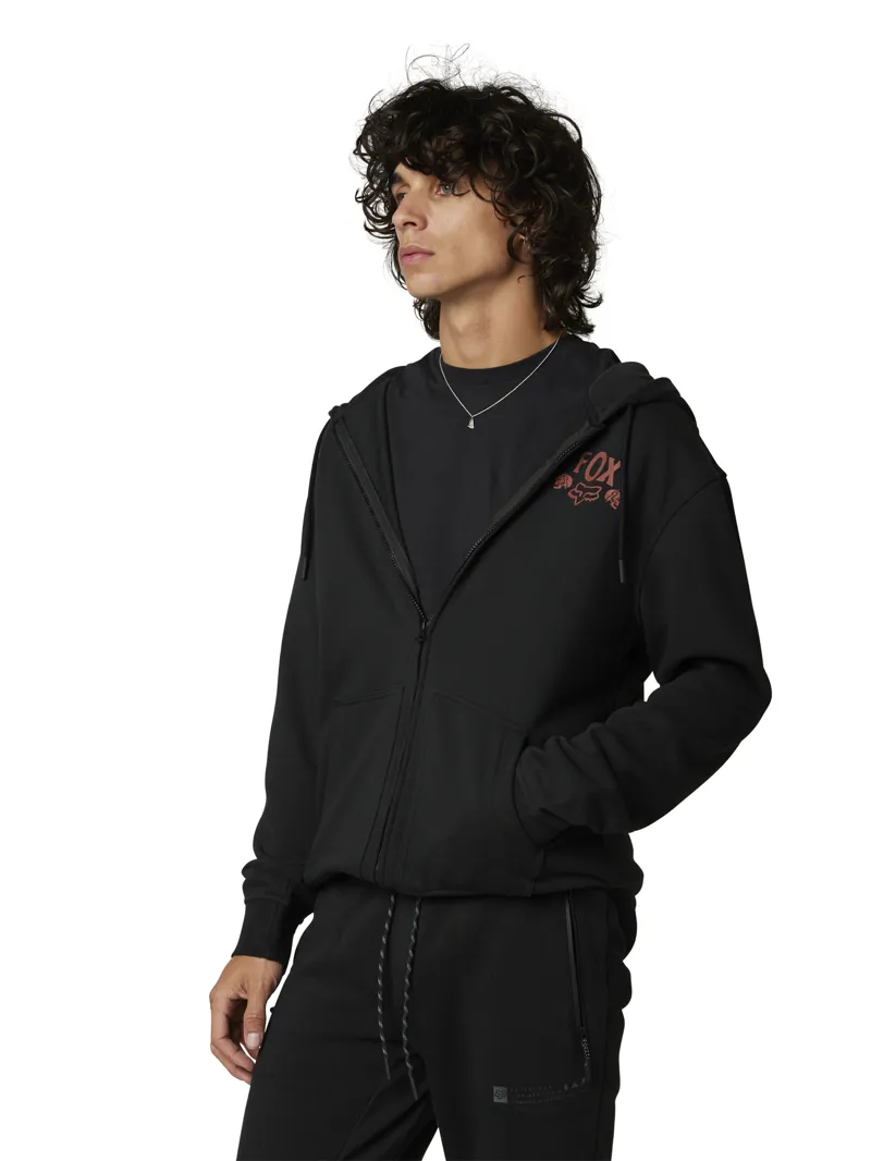 Fox No Contest Zip Fleece Jacket Black-1
