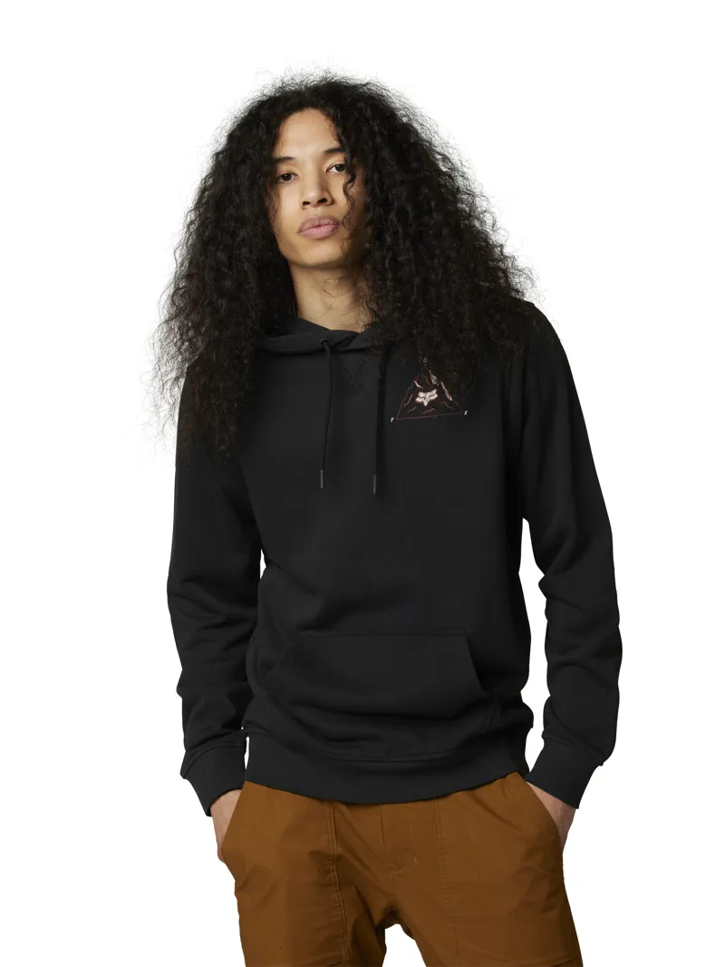 Fox Finisher Pullover Fleece Hoodie Black