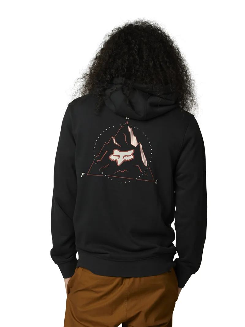 Fox Finisher Pullover Fleece Hoodie Black-2