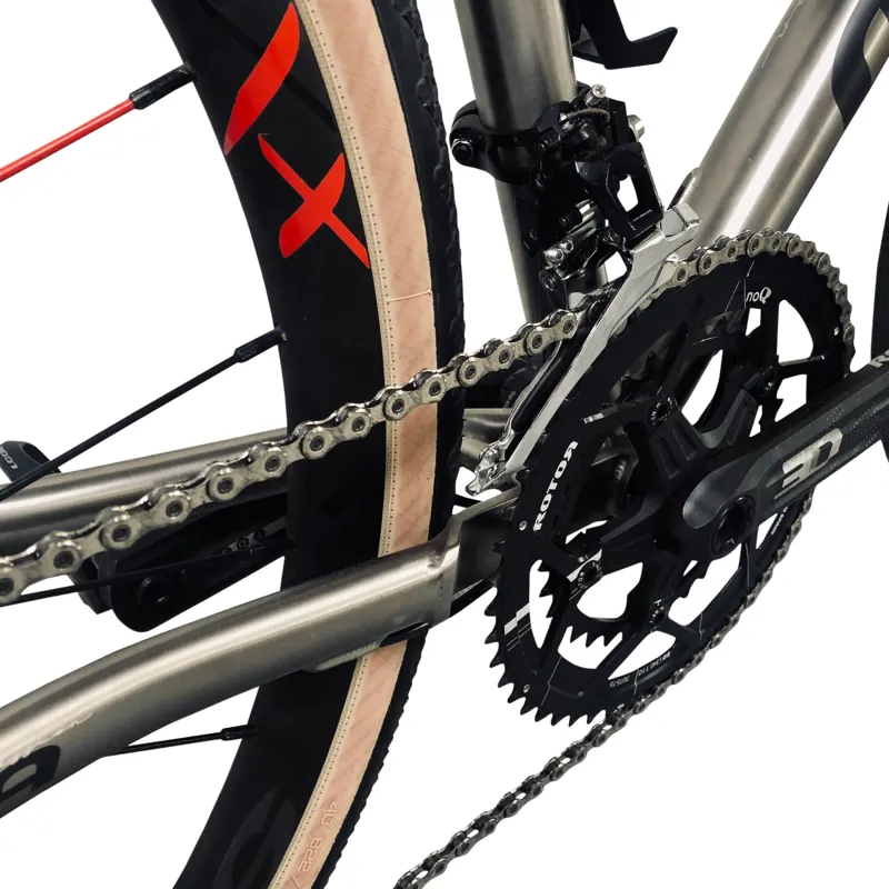 Moda Strega GRX Titanium Gravel Bike 2022 Silver-5