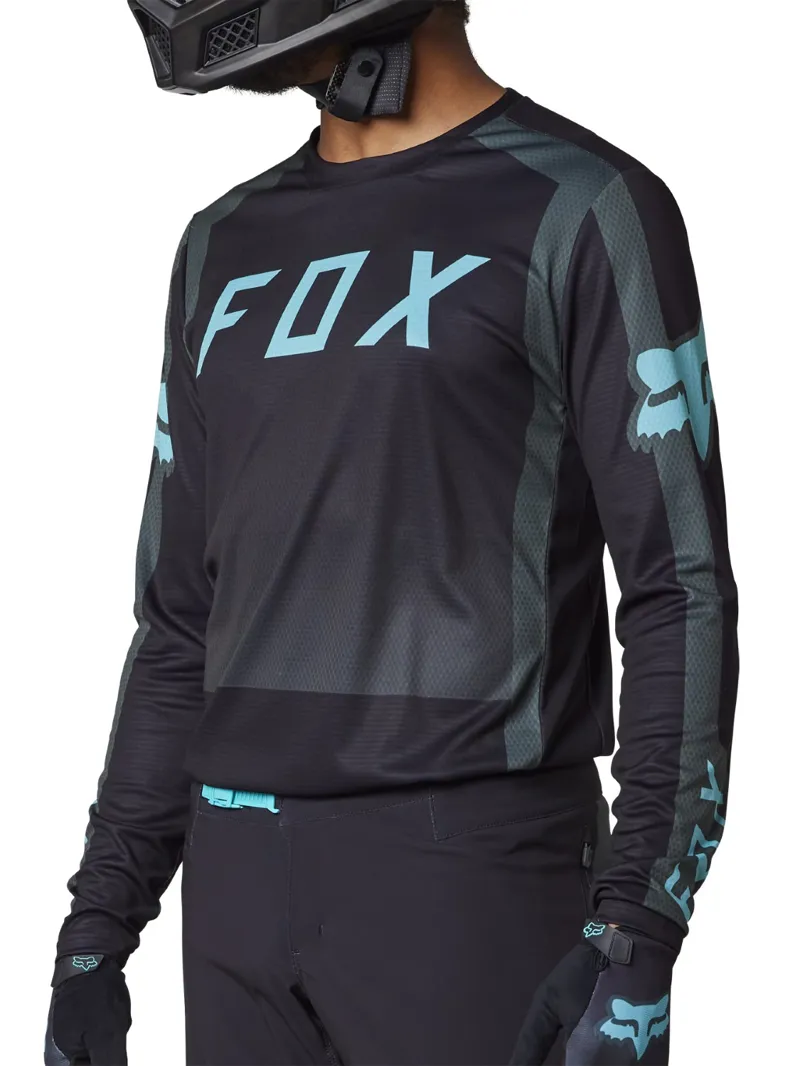 Fox Defend LS MTB Jersey Emerald-1