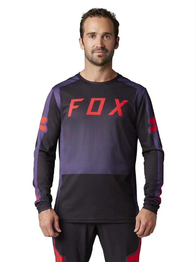 Fox Defend LS MTB Jersey Sangria-1