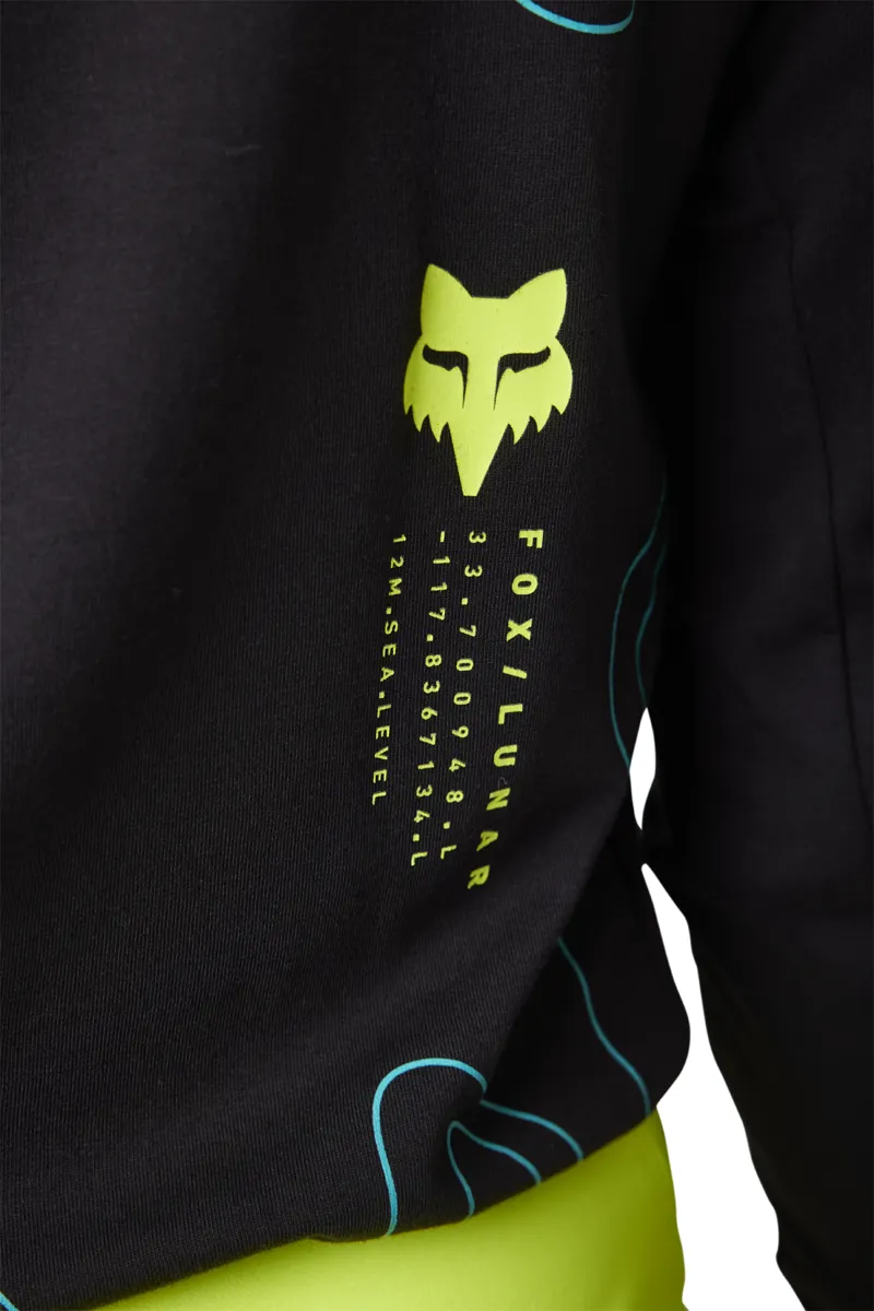 Fox Ranger Dri-Release Lunar Mid LS Jersey Black-5