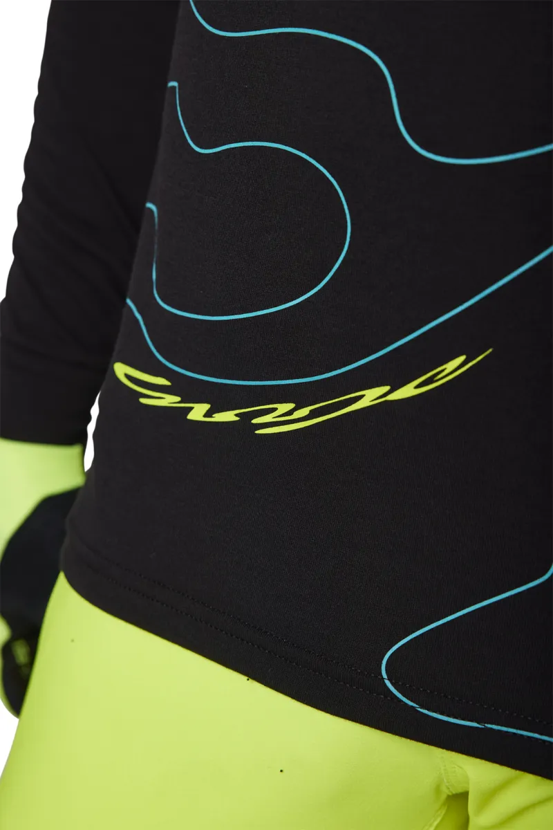 Fox Ranger Dri-Release Lunar Mid LS Jersey Black-6