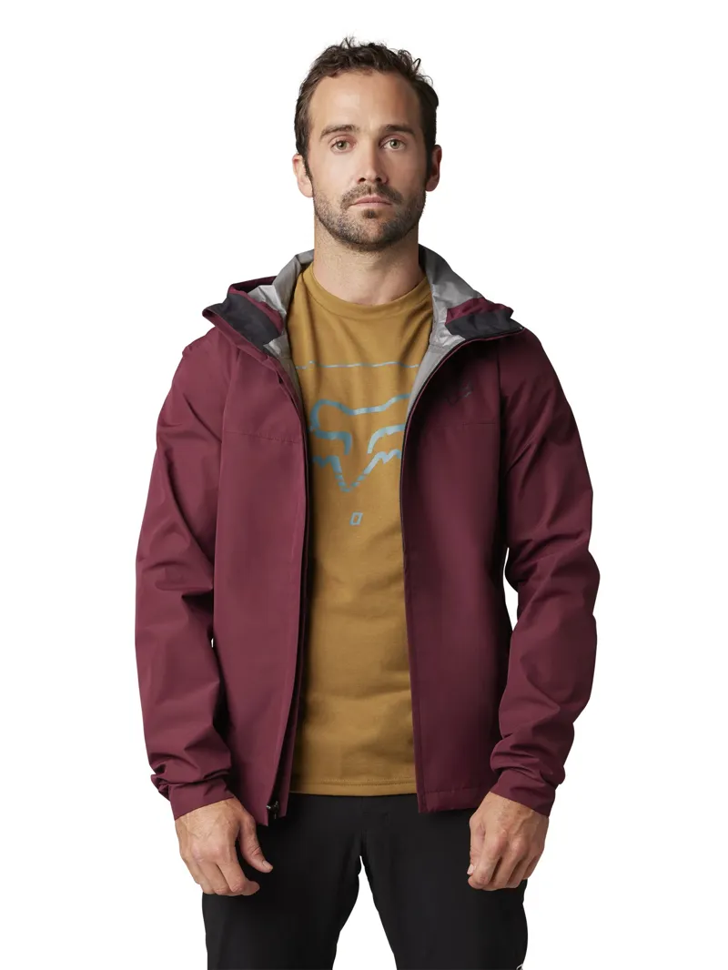 Fox Ranger 2.5L Water MTB Jacket Dark Maroon-2