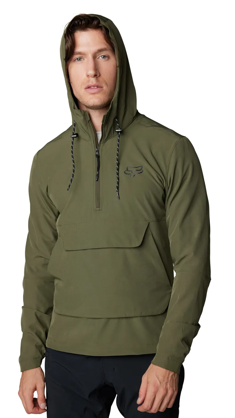 Fox Ranger Wind Pull Over Olive Green-2