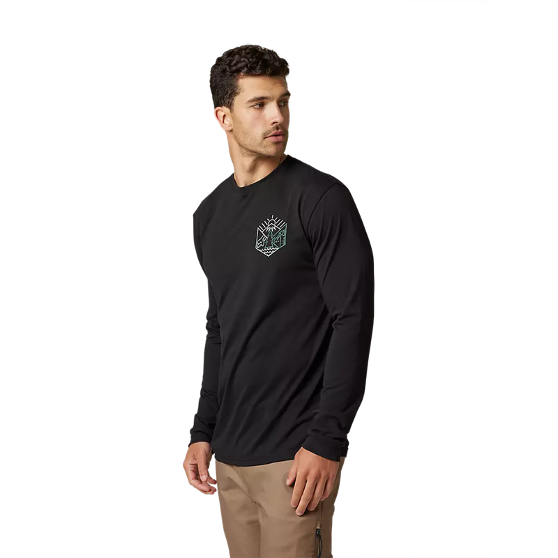Fox Caveaut Tech LS Tee Black-1