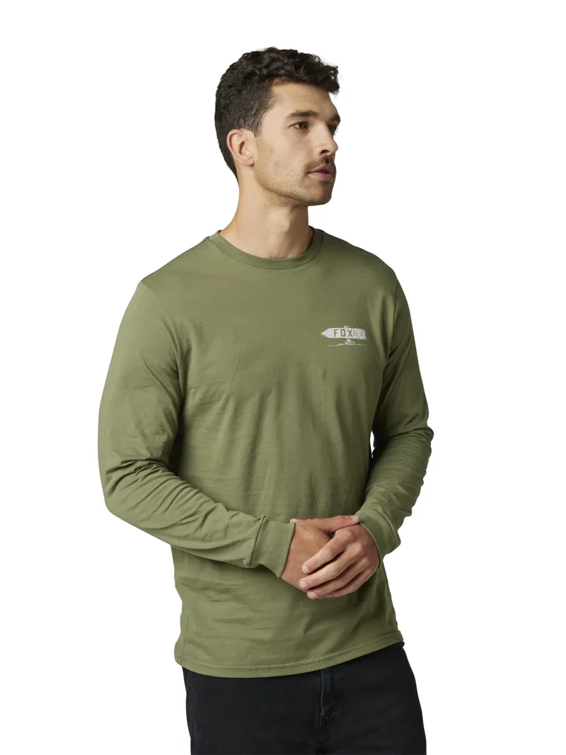 Fox Net New LS Premium Tee Army-1
