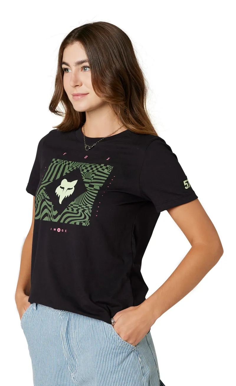 Fox TS57 Womens SS Tee Black-1