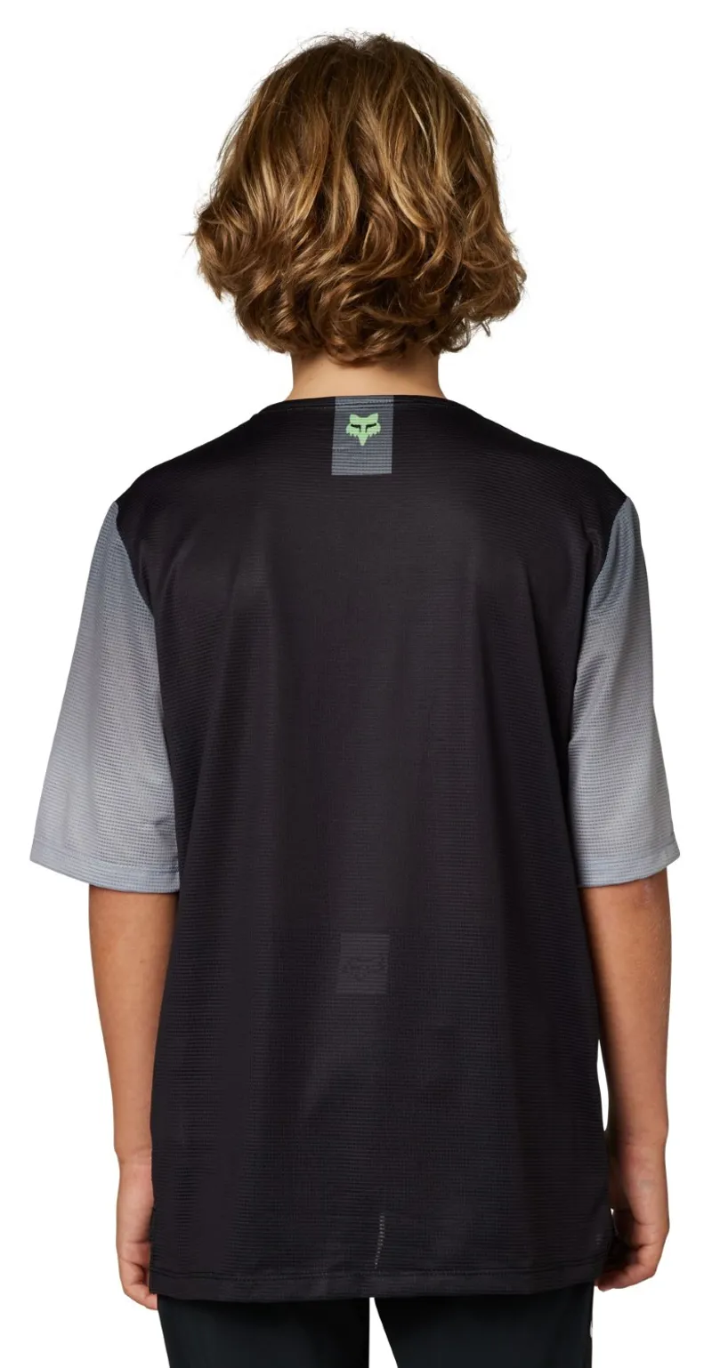 Fox Flexair Youth MTB SS Jersey Black-2