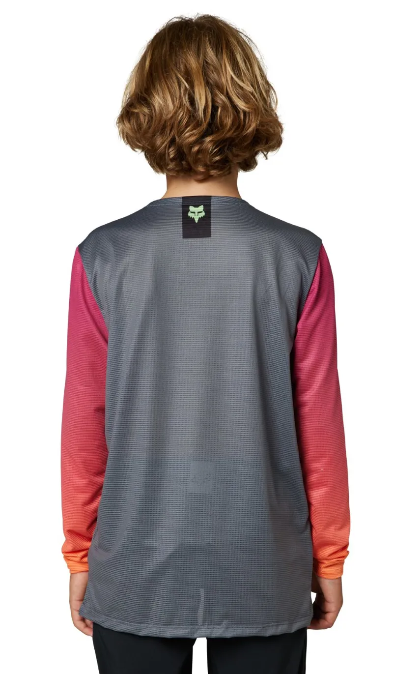 Fox Flexair Youth LS MTB Jersey Pewter-2