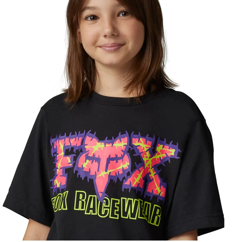 Fox Youth Barb Wire II SS Tee Black-2