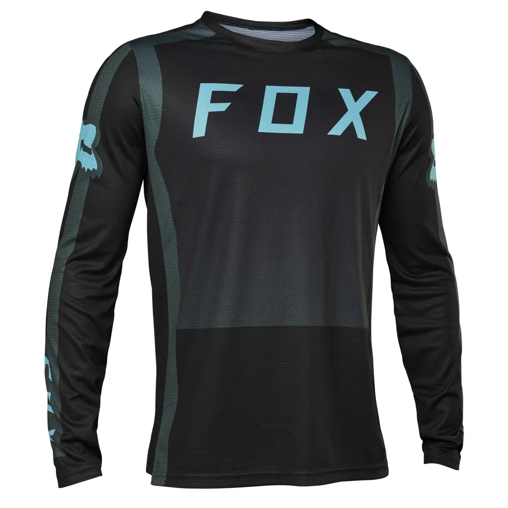 Fox Clothing Fox Defend Youth MTB LS Jersey Emerald