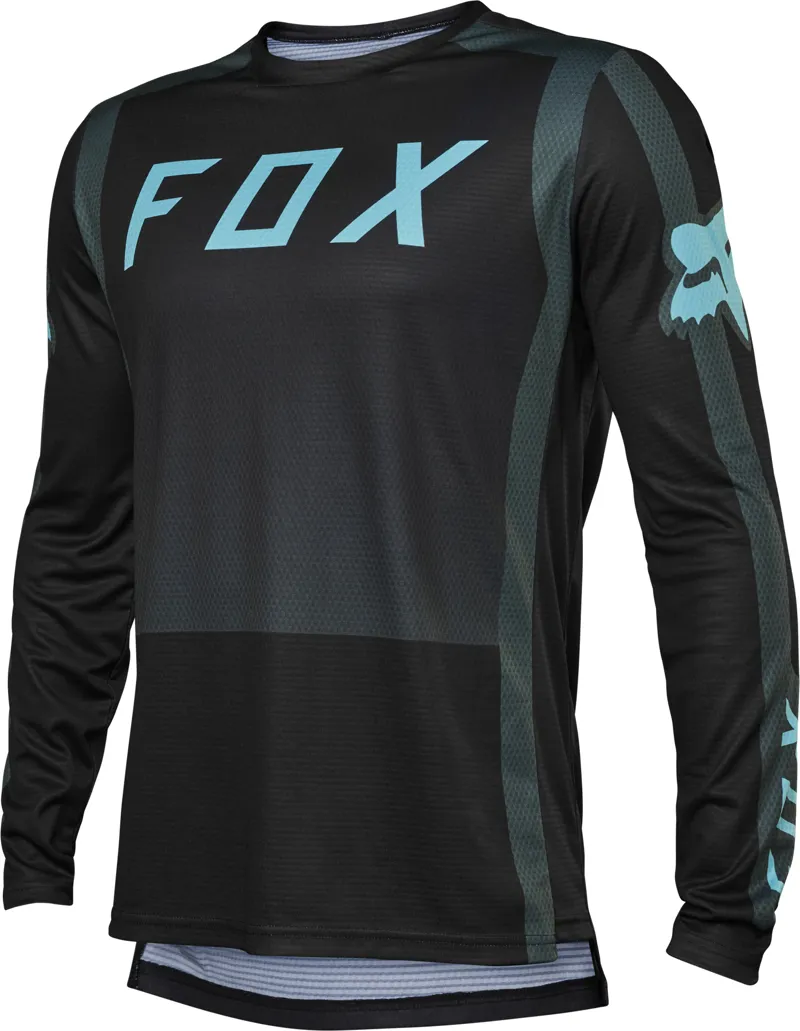 Fox Defend Youth MTB LS Jersey Emerald-2
