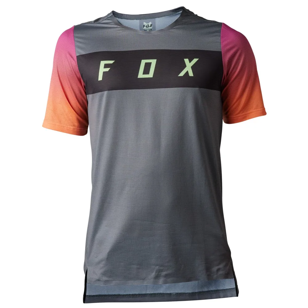 Fox Clothing Fox Flexair Arcadia SS MTB Jersey Pewter
