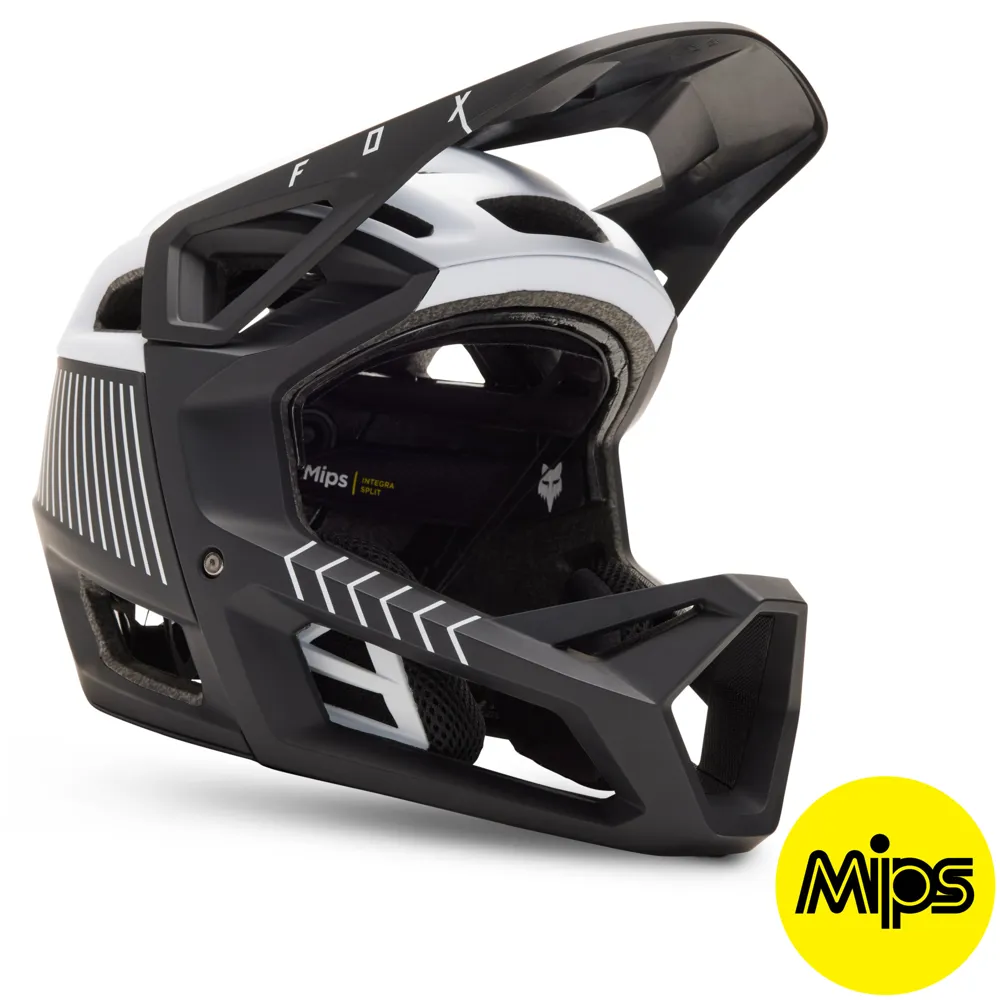 Fox Clothing Fox ProFrame RS MIPS FullFace MTB Helmet Mash Black/White