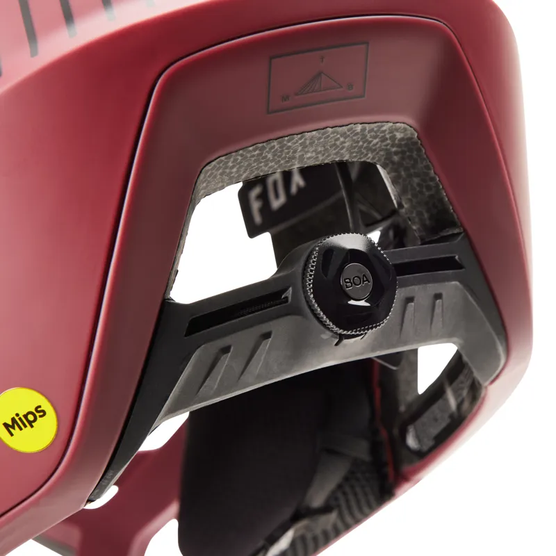 Fox ProFrame RS MIPS FullFace MTB Helmet Mash Bordeaux-7
