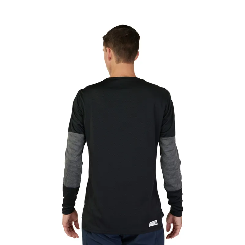 Fox Defend FoxHead LS MTB Jersey Black-2