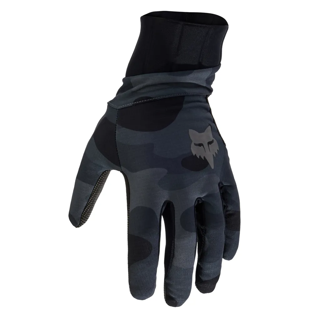 Image of Fox Defend Pro Fire MTB Gloves Black Camo