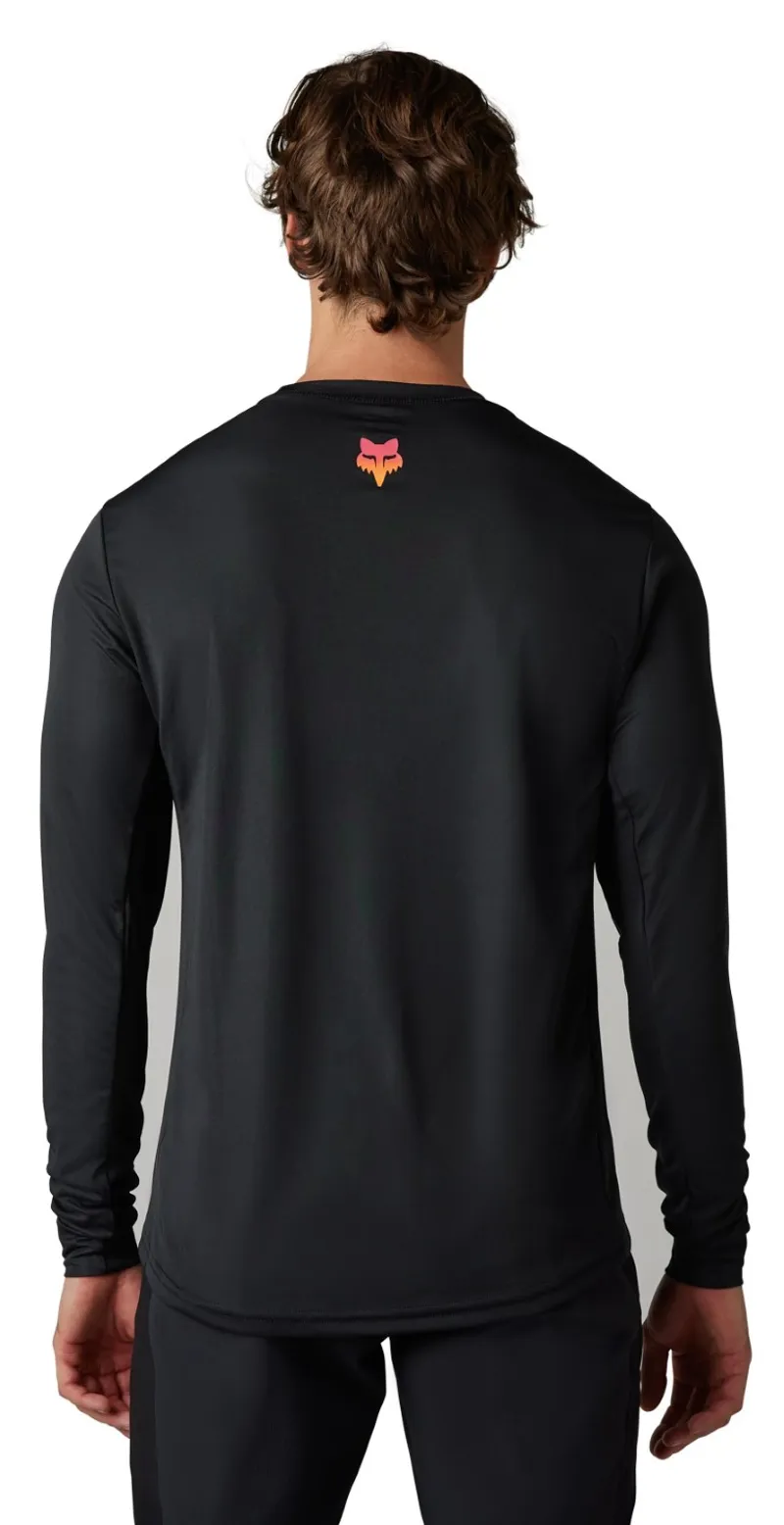 Fox Ranger Dose LS MTB Jersey Black-2