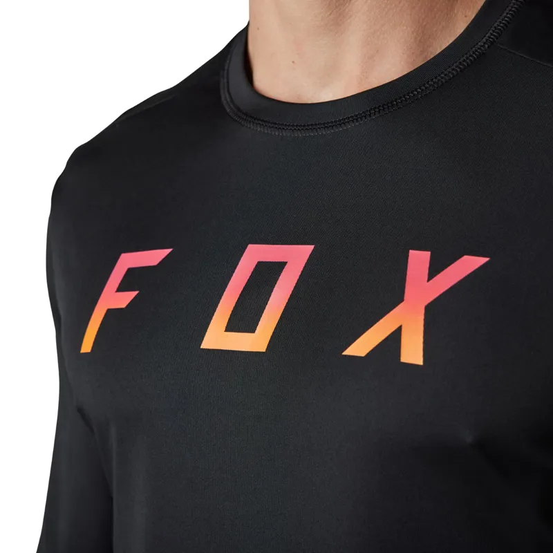 Fox Ranger Dose LS MTB Jersey Black-3