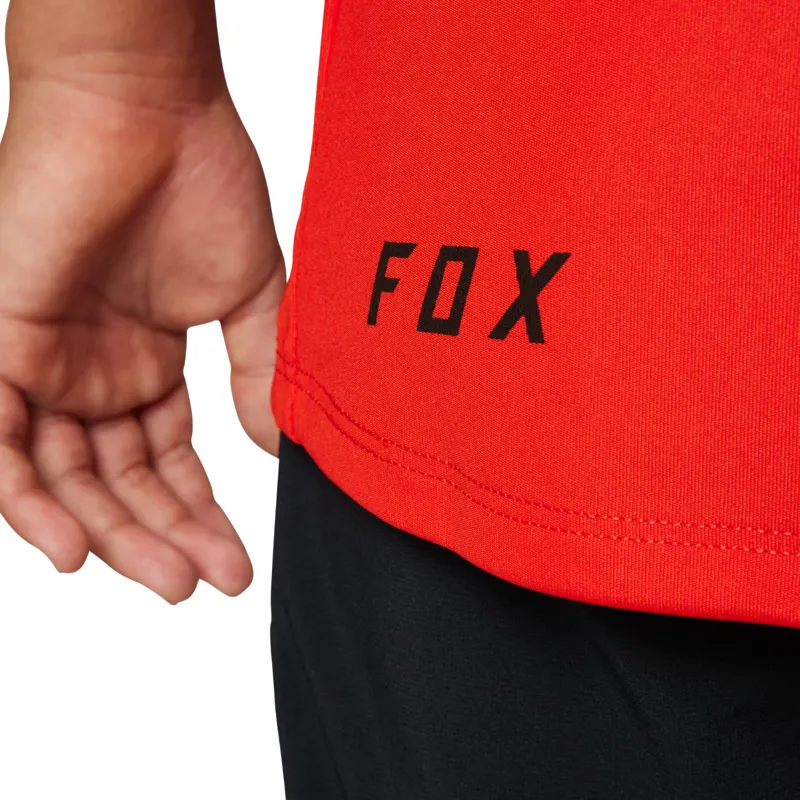 Fox Ranger Youth SS MTB Jersey Flo Red-4