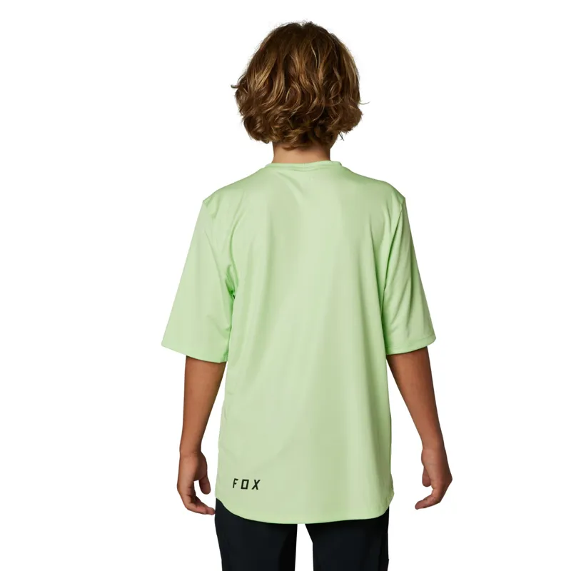 Fox Ranger Youth SS MTB Jersey Cucumber-2