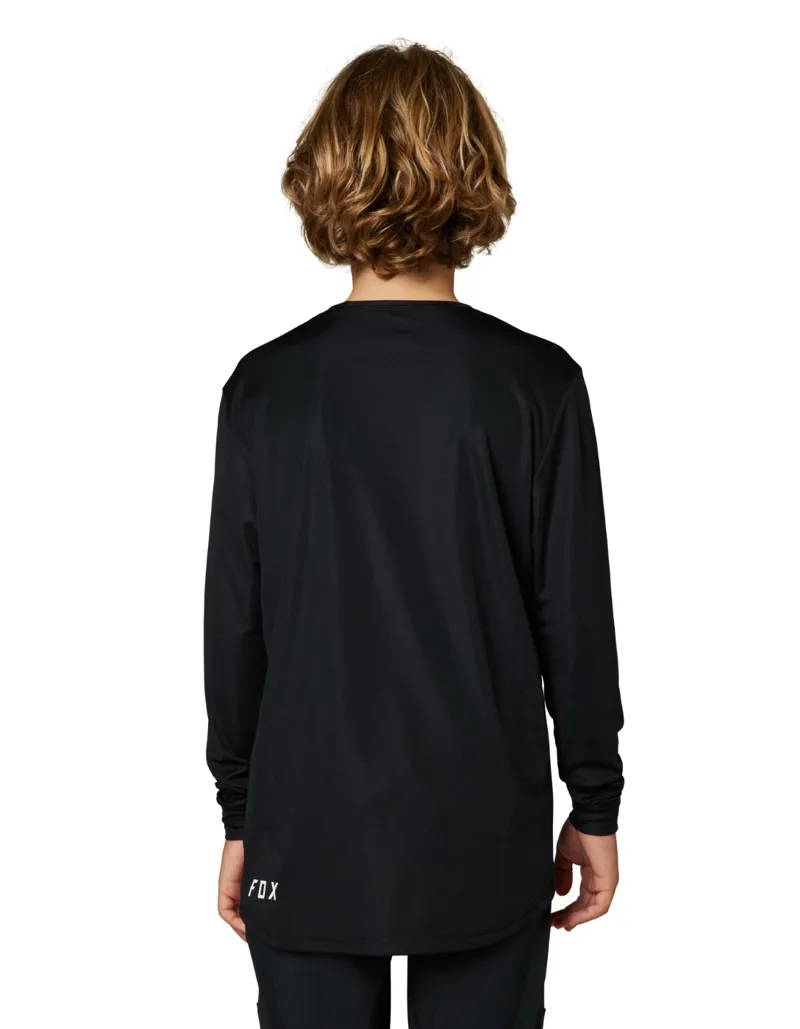 Fox Ranger Youth LS MTB Jersey Black-2