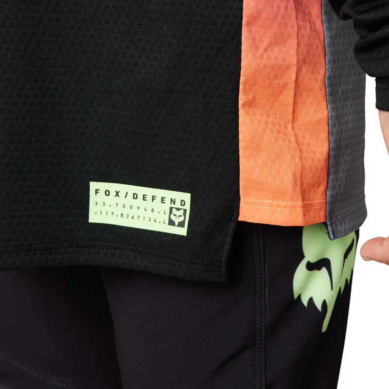 Fox Defend Race Youth LS MTB Jersey Black-5