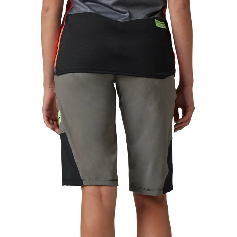 Fox Defend Race Womens MTB Shorts Pewter-1