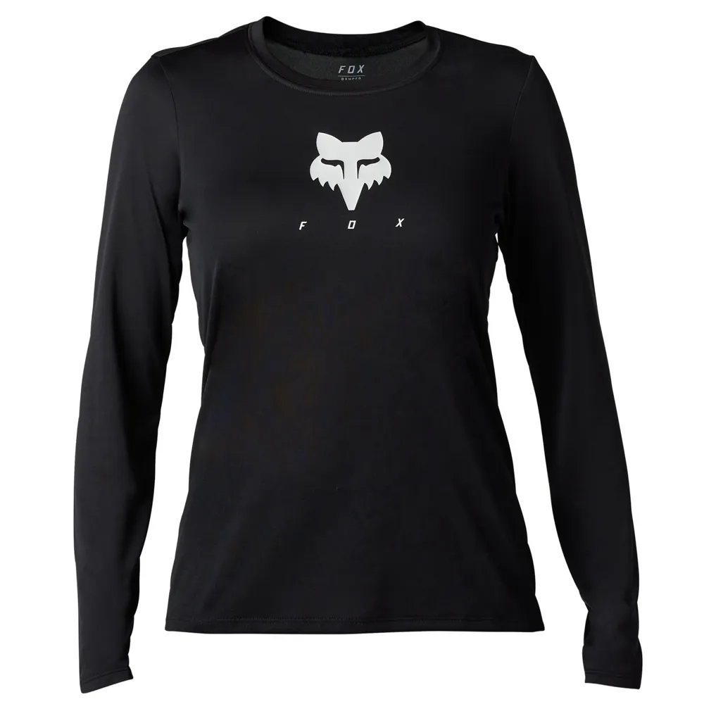 Fox Clothing Fox Ranger TruDri Womens LS MTB Jersey Black