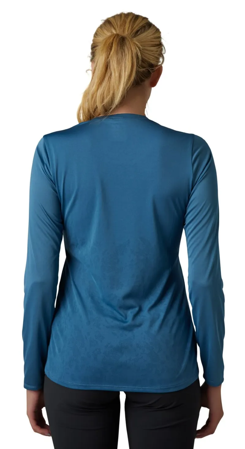 Fox Ranger TruDri Womens LS MTB Jersey Dark Slate-2