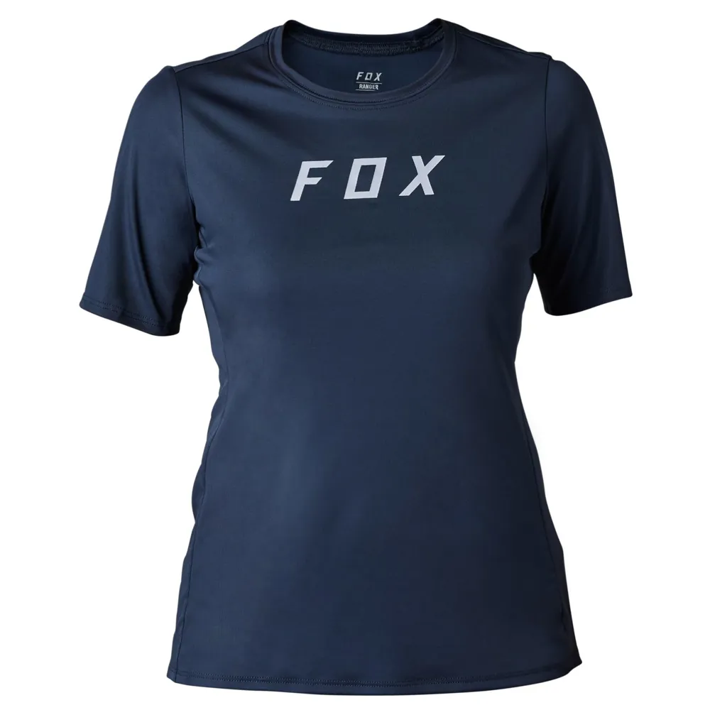 Fox Clothing Fox Ranger Moth Womens SS MTB Jersey Midnight