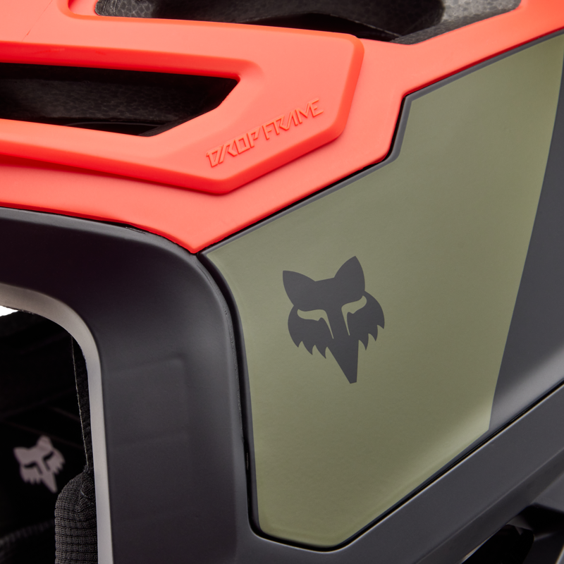 Fox Dropframe Pro MIPS MTB Helmet NYF Orange Flame-7