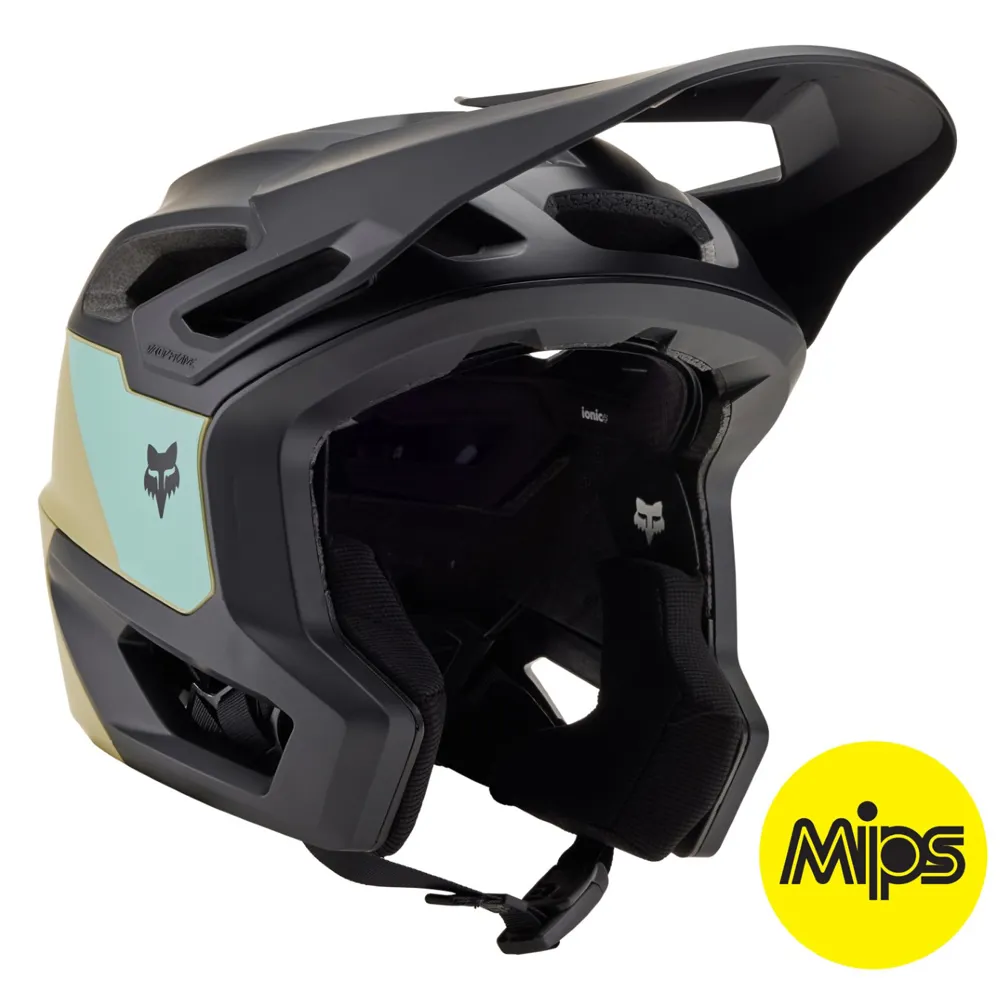 Image of Fox Dropframe Pro MIPS MTB Helmet NYF Oat