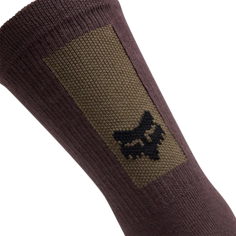 Fox Defend 8in Sock Purple Dusk-1