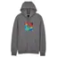 Fox Scans Pullover Hoodie Heather Graphite Grey