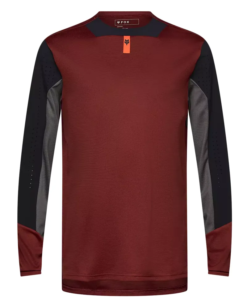 Fox Defend LS MTB Jersey Rust Brown
