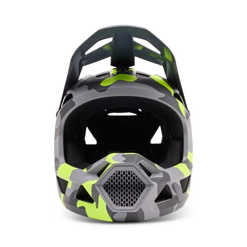 Fox Rampage Camo Youth Full Face MIPS MTB Helmet White Camo-2