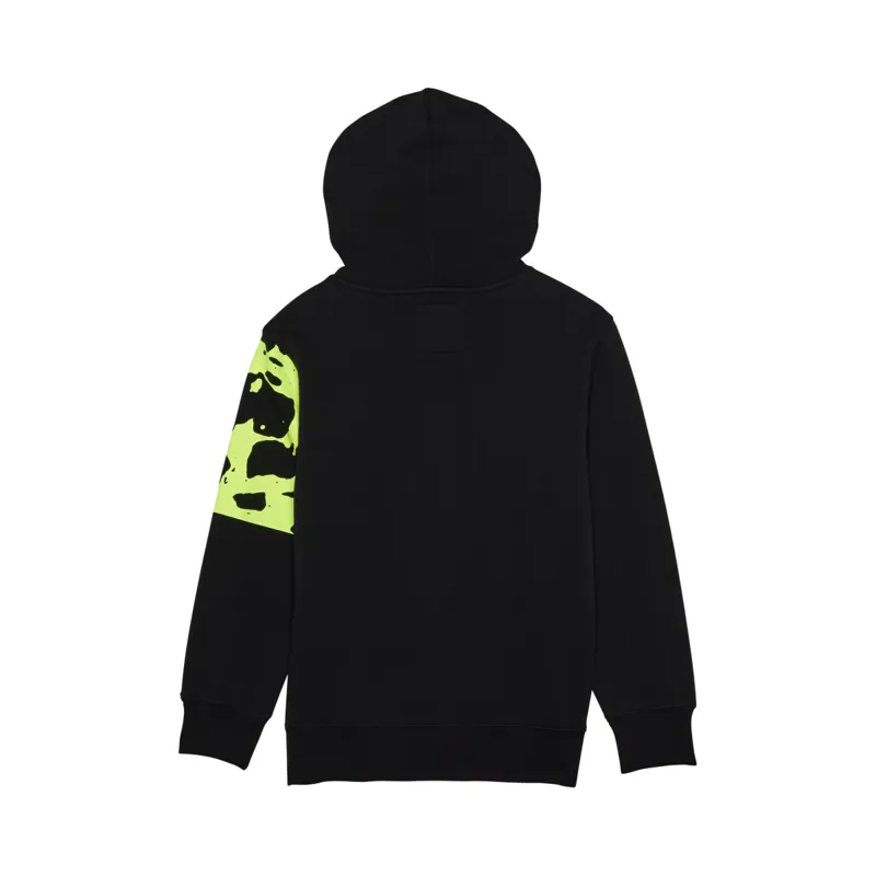 Fox Energy Youth Pullover Fleece Hoodie Black-1