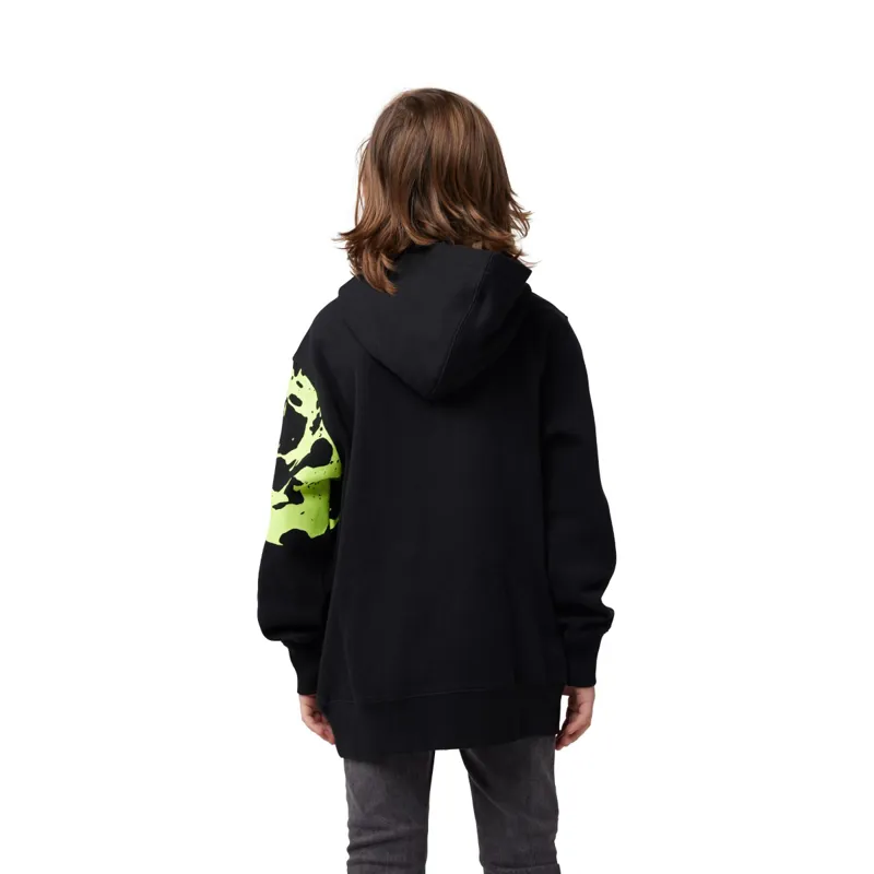 Fox Energy Youth Pullover Fleece Hoodie Black-4