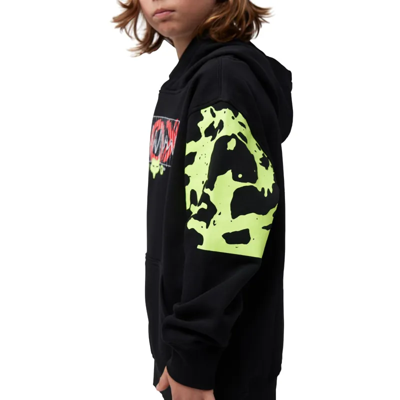 Fox Energy Youth Pullover Fleece Hoodie Black-2