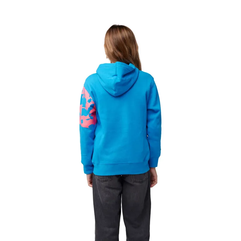 Fox Energy Youth Pullover Fleece Hoodie True Blue-4