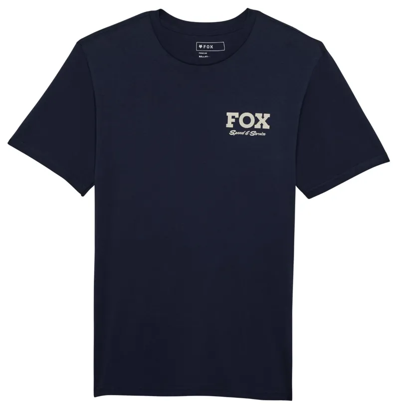Fox Speed and Service Prem Short Sleeve Tee Shirt Midnight