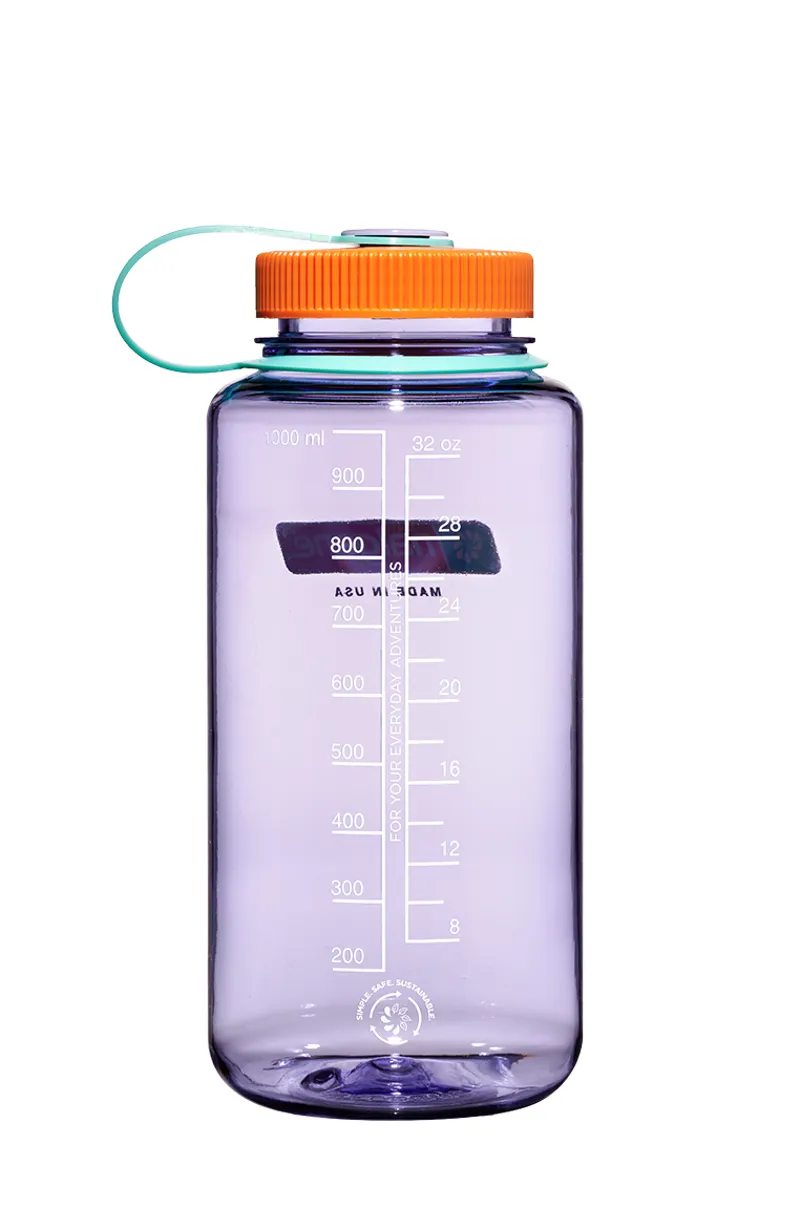 Nalgene Wide Mouth Sustain Tritan 50% Recycled 1L Bottle Amethyst-1